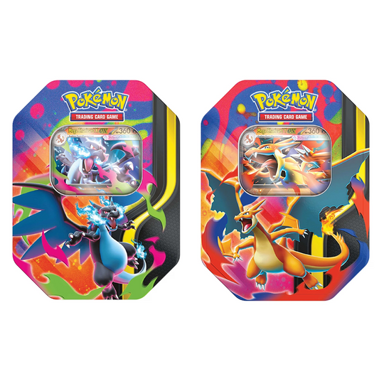 Rip and Ship Mega Charizard X/Y Tin